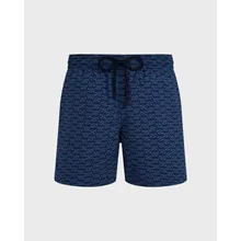 Vilebrequin - Fish Net Badeshorts Aus Wolle Für Herren - Bademode - Moopea - Blau - Größe S Vilebrequin - Fish Net Badeshorts Aus Wolle Für Herren - Bademode - Moopea - Blau - Größe S