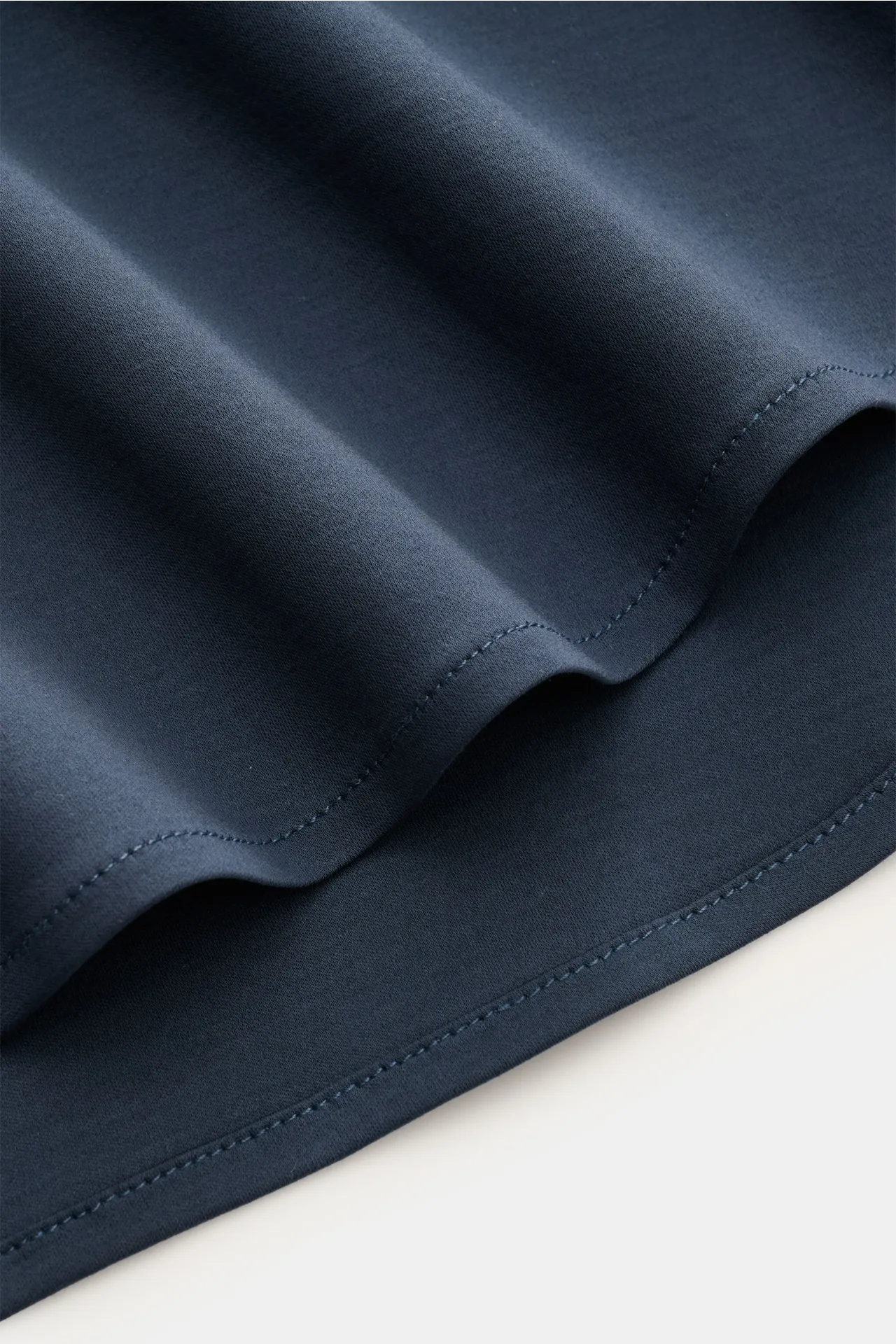 Stefan Brandt - Herren - Jersey-Hemd 'Otis' Haifisch-Kragen dunkelblau – Bild 5