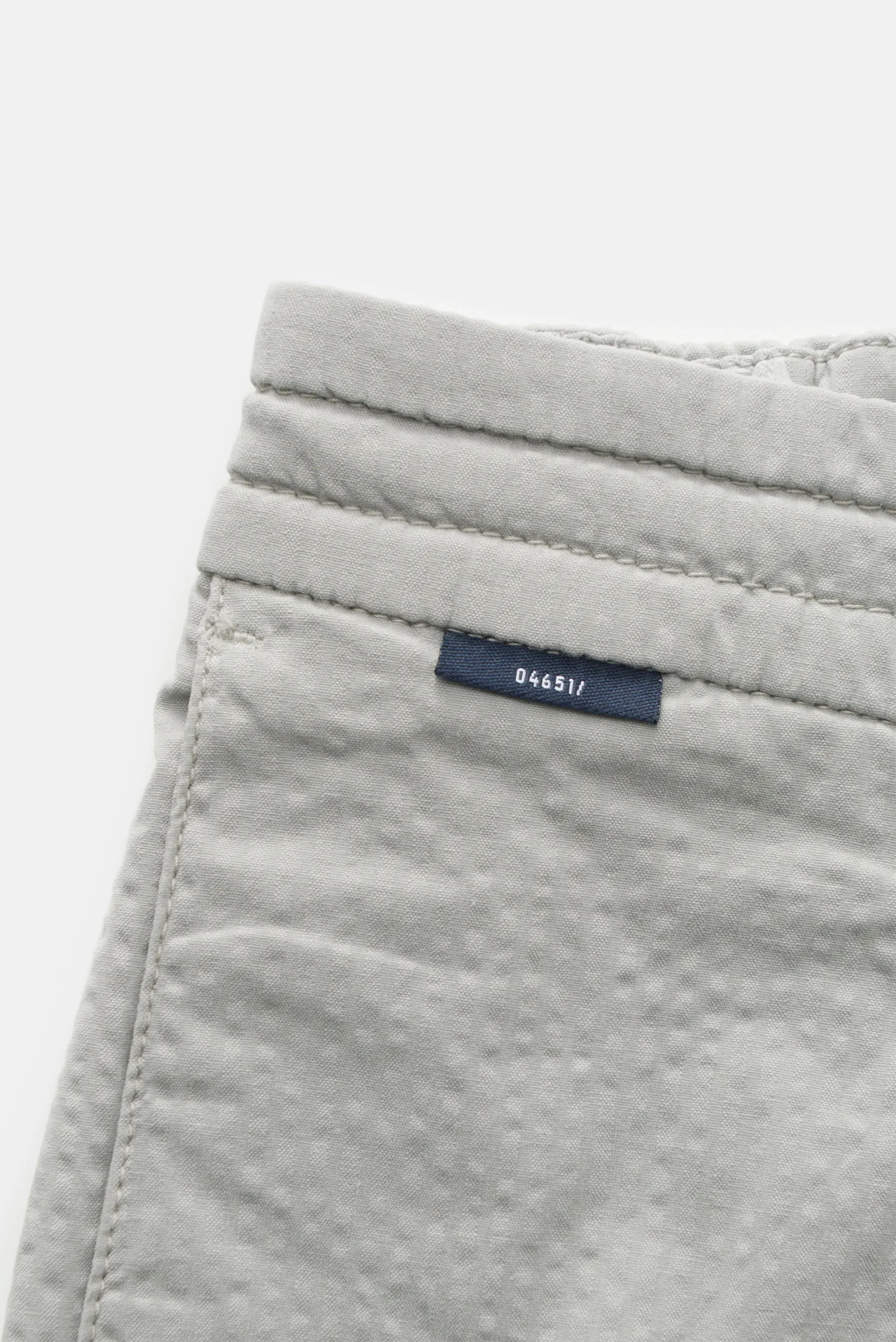 04651/ A trip in a bag - Herren - Seersucker-Bermudas grau – Bild 5