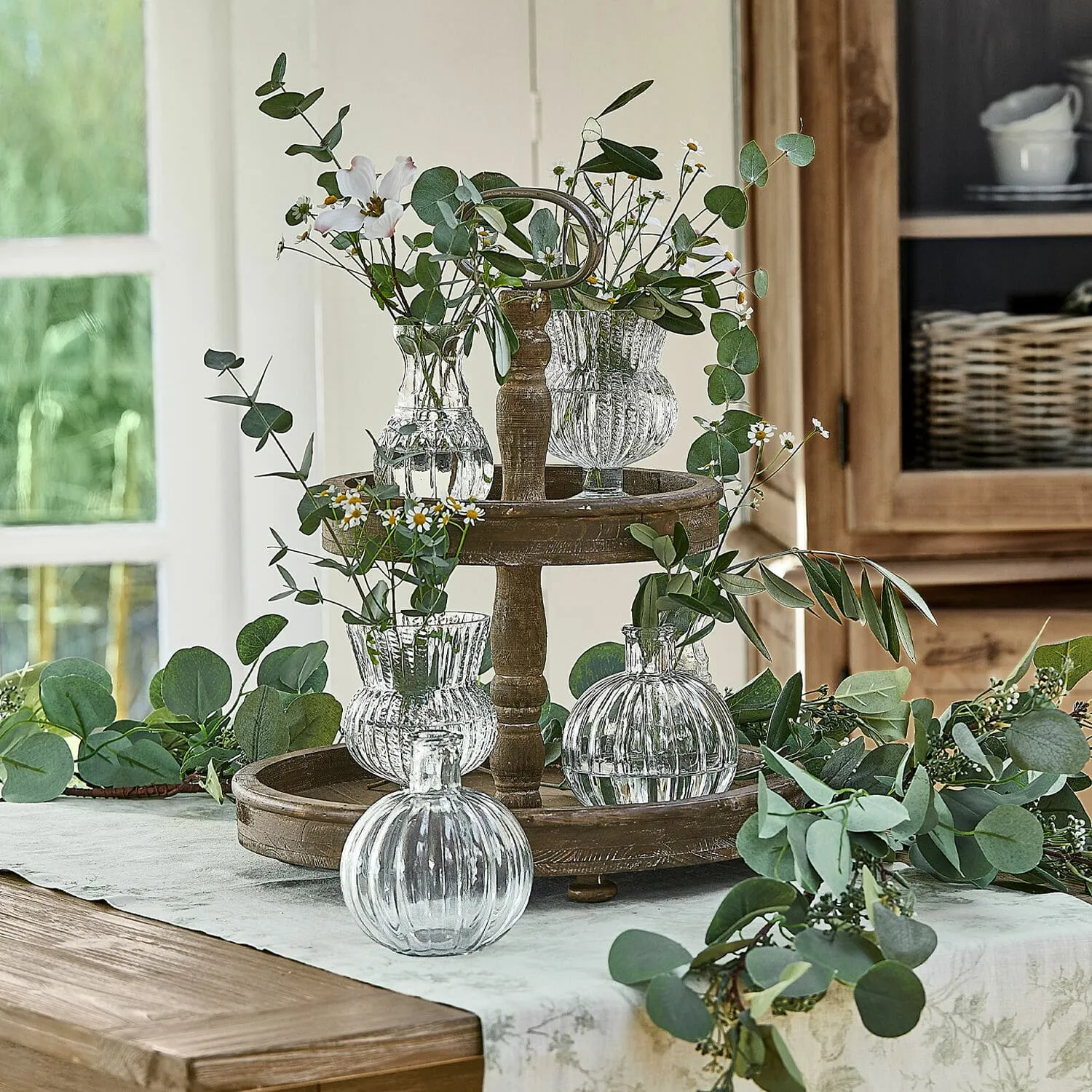 Vase 6er Set Amber – Bild 5