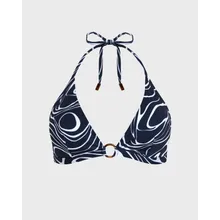 Vilebrequin - Waves Neckholder-bikinioberteil Für Damen - Bademode - Flechett - Blau - Größe S Vilebrequin - Waves Neckholder-bikinioberteil Für Damen - Bademode - Flechett - Blau - Größe S