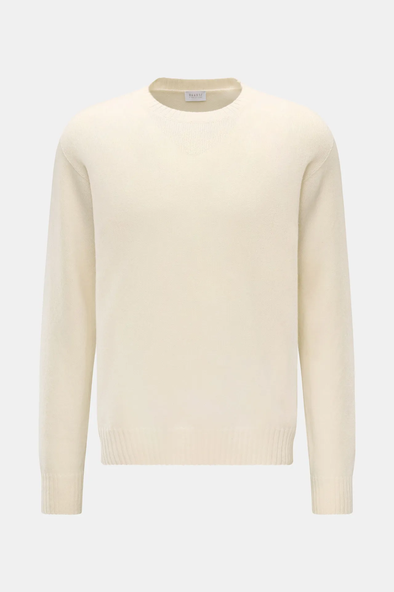 04651/ A trip in a bag - Herren - Cashmere Rundhalspullover %27Extreme Cashmere Crew%27 creme 04651/ A trip in a bag - Herren - Cashmere Rundhalspullover %27Extreme Cashmere Crew%27 creme