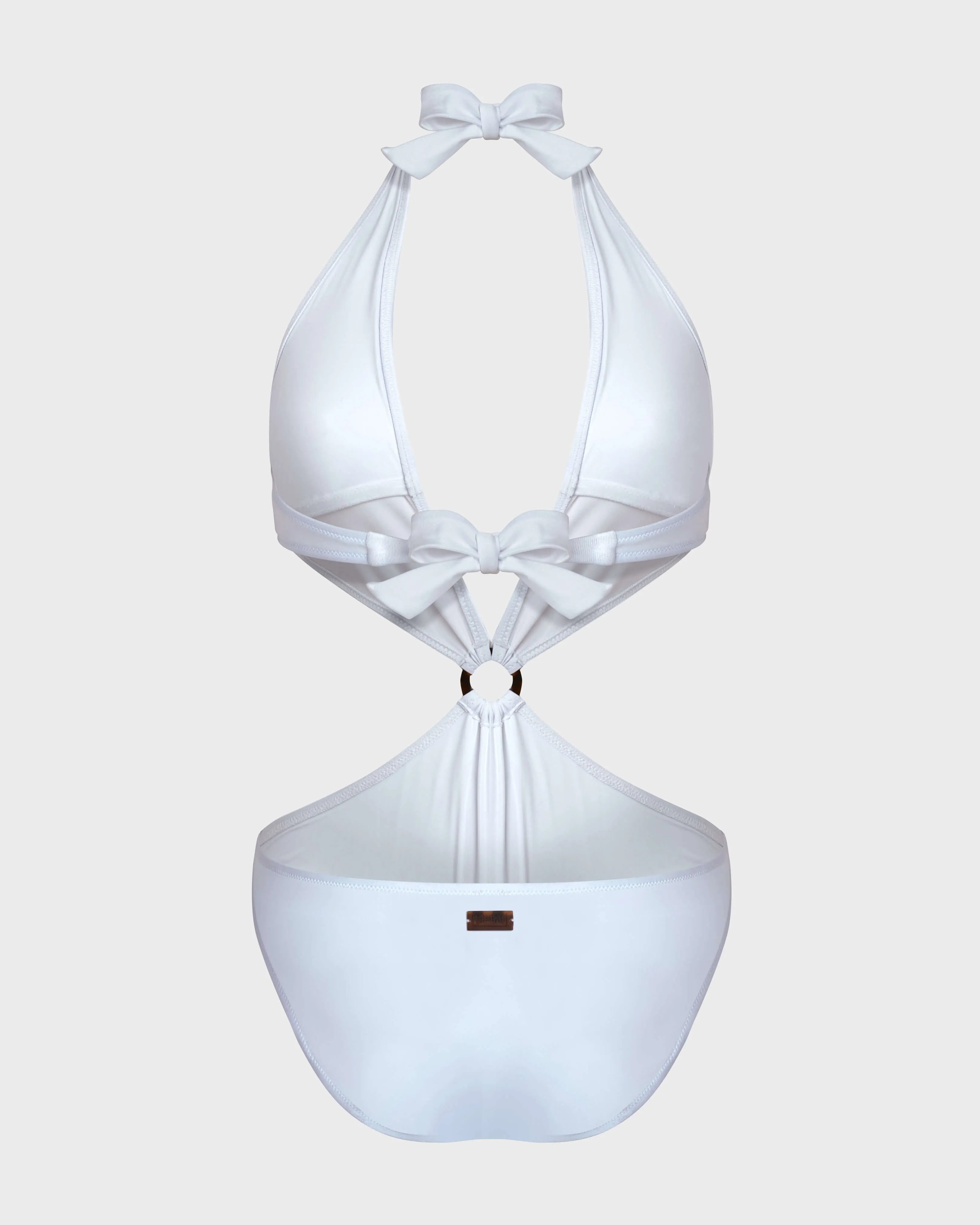 Vilebrequin - Shiny Solid Stretch Trikini Für Damen - Bademode - Fresh - Weiss - Größe XL – Bild 2