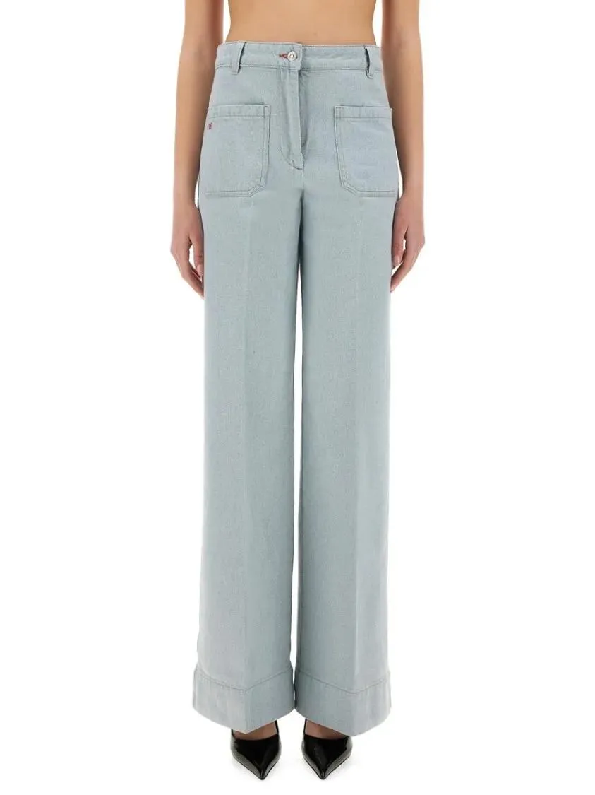 Victoria Beckham - "Alina" Jeans - Größe 28 - blau Victoria Beckham - "Alina" Jeans - Größe 28 - blau