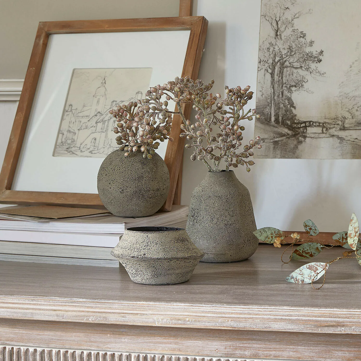 Vase 3er Set Nalira – Bild 4