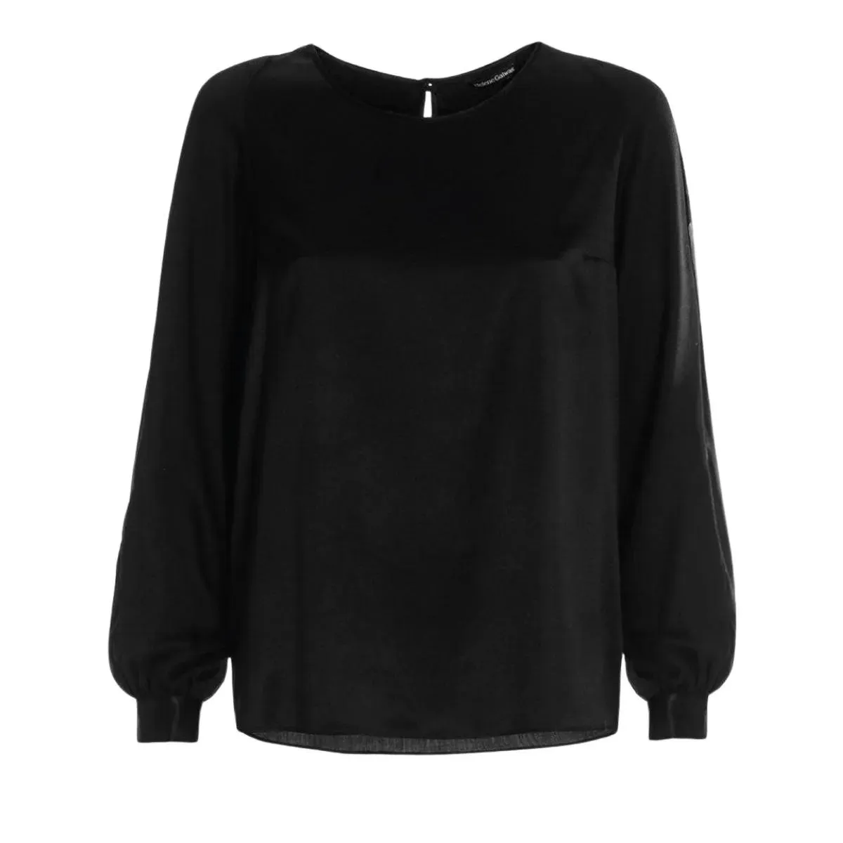 Helene Galwas - Langarmbluse ALINA - Größe L - schwarz Helene Galwas - Langarmbluse ALINA - Größe L - schwarz