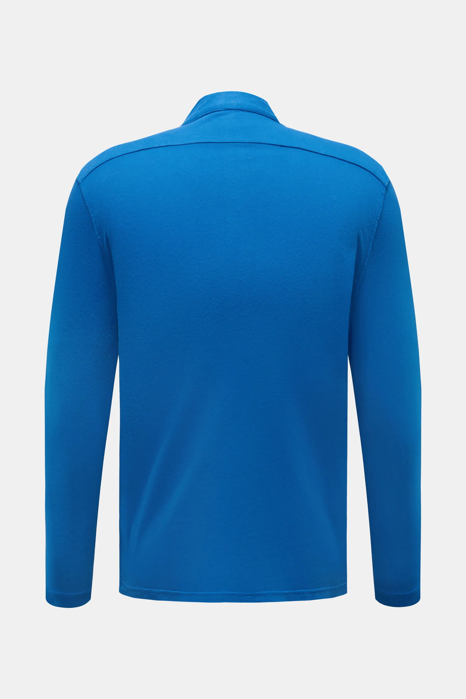 04651/ A trip in a bag - Herren - Henley-Shirt 'Organic Hemley' blau – Bild 3
