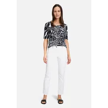 Basic Shirt mit Rippenstruktur