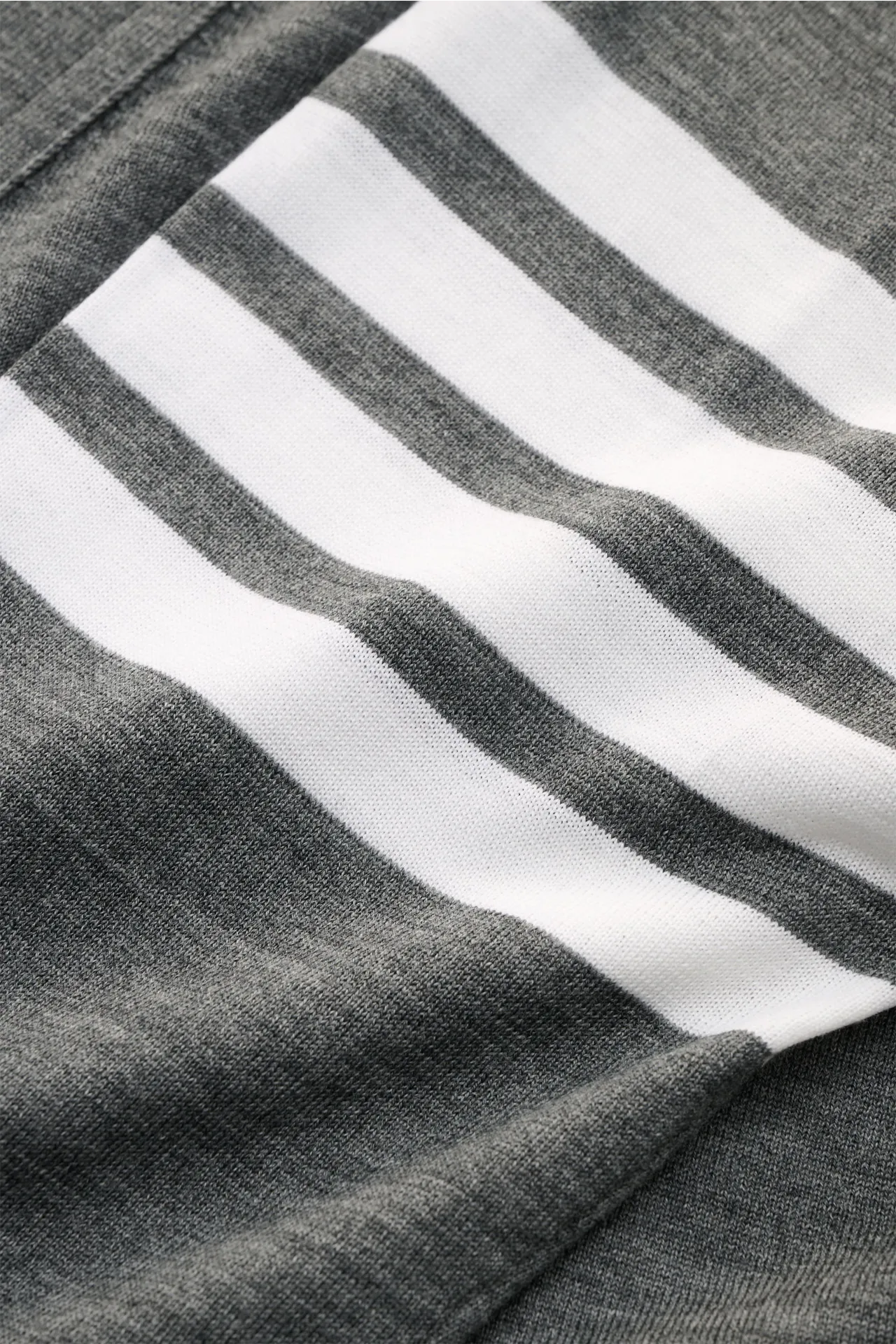 Thom Browne - Herren - Cardigan dunkelgrau meliert – Bild 5