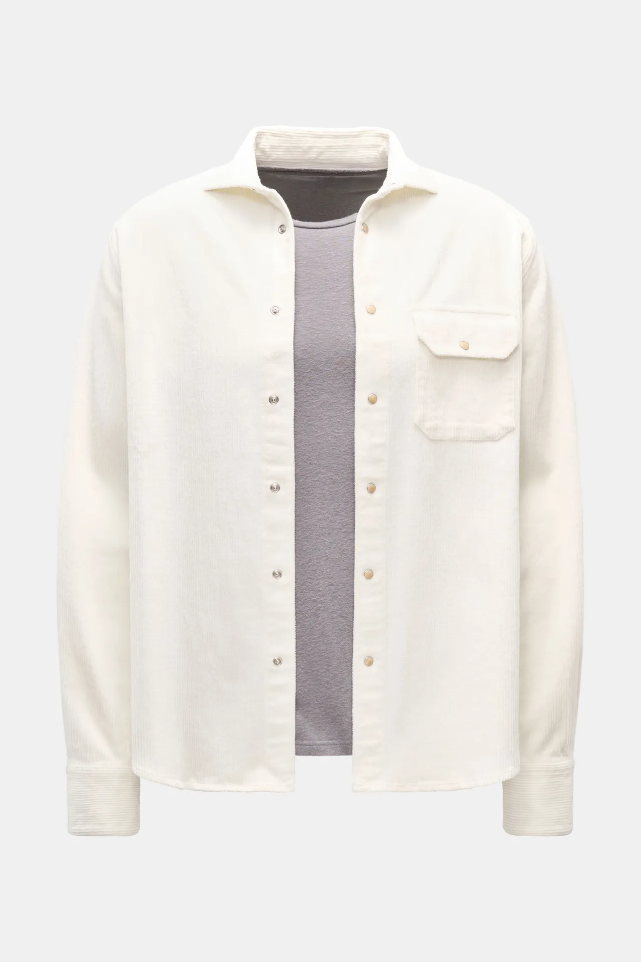 Ace Denim - Herren - Cord-Overshirt offwhite Ace Denim - Herren - Cord-Overshirt offwhite