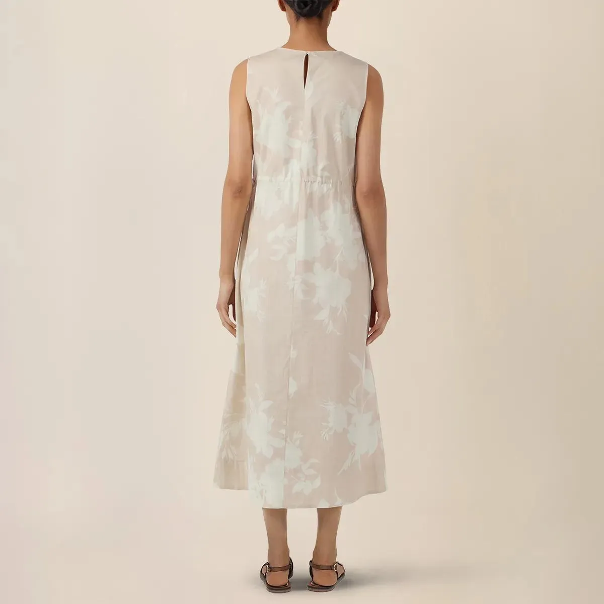 Apart - Midi Kleid - Größe 34 - beige – Bild 3