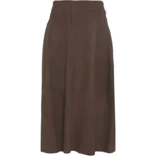 OAKWOOD - Suede midi skirt - Größe M - braun OAKWOOD - Suede midi skirt - Größe M - braun