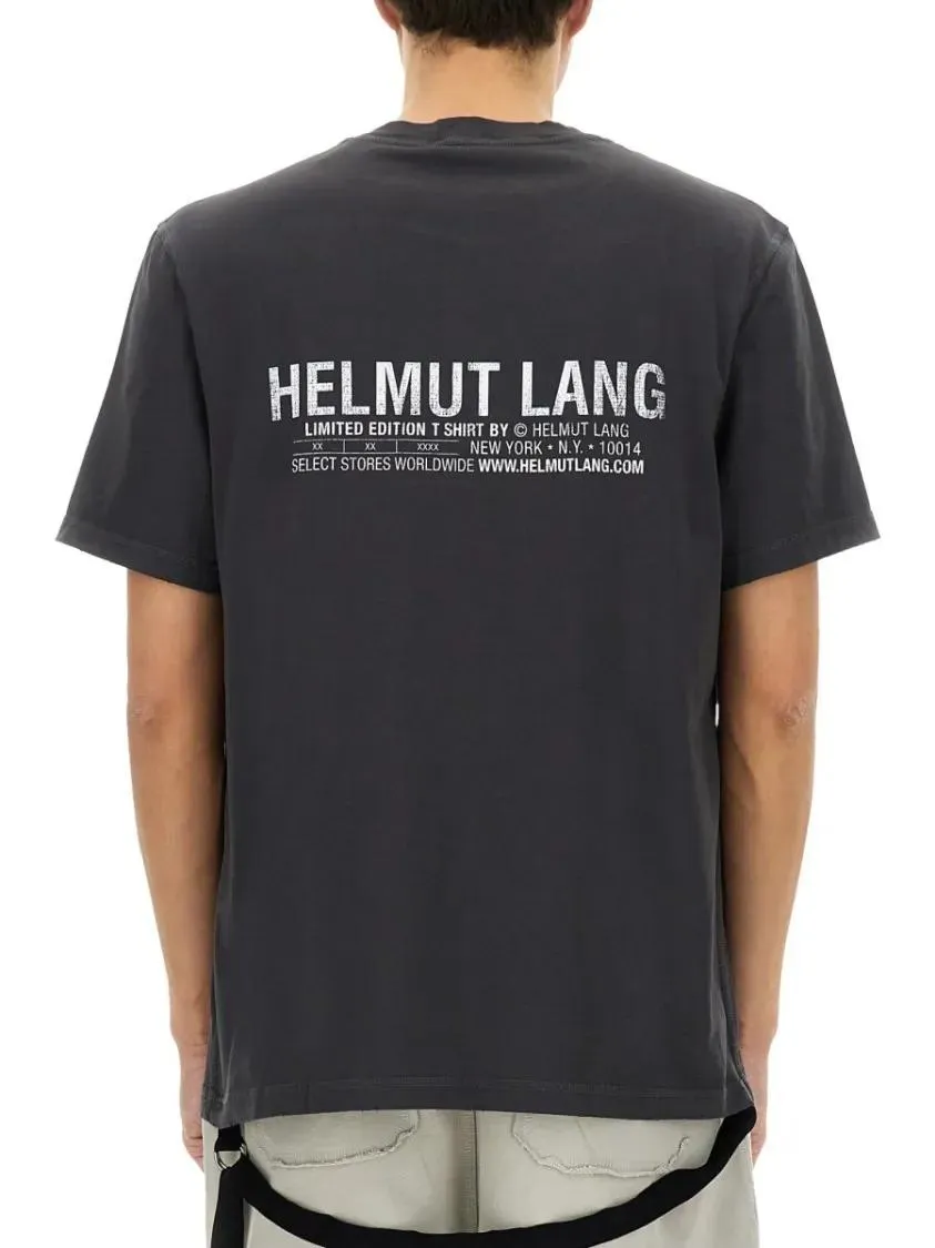 Helmut Lang - "Meatpacking" T-Shirt - Größe L - schwarz – Bild 3