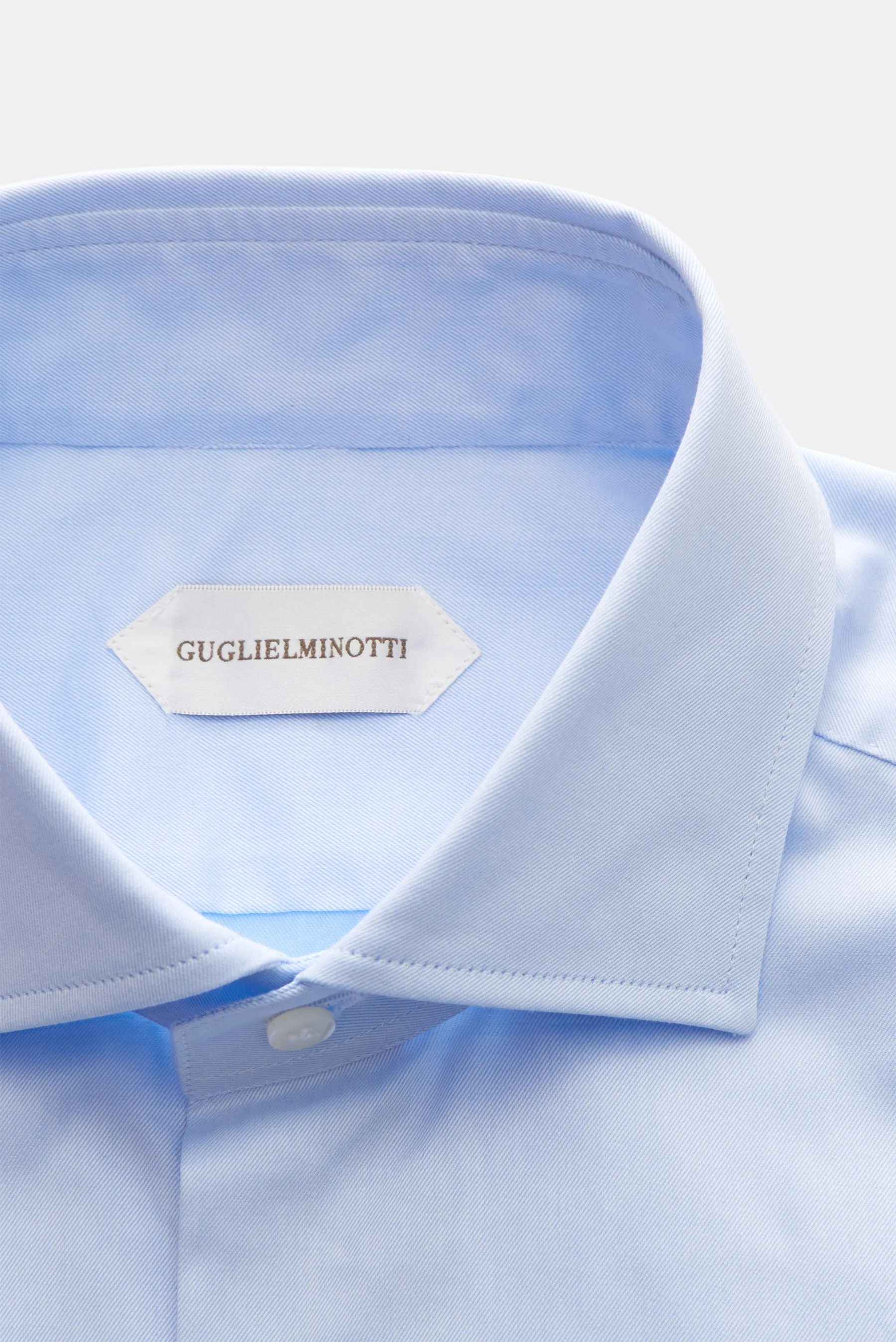 Guglielminotti - Herren - Casual Hemd Haifisch-Kragen hellblau – Bild 2