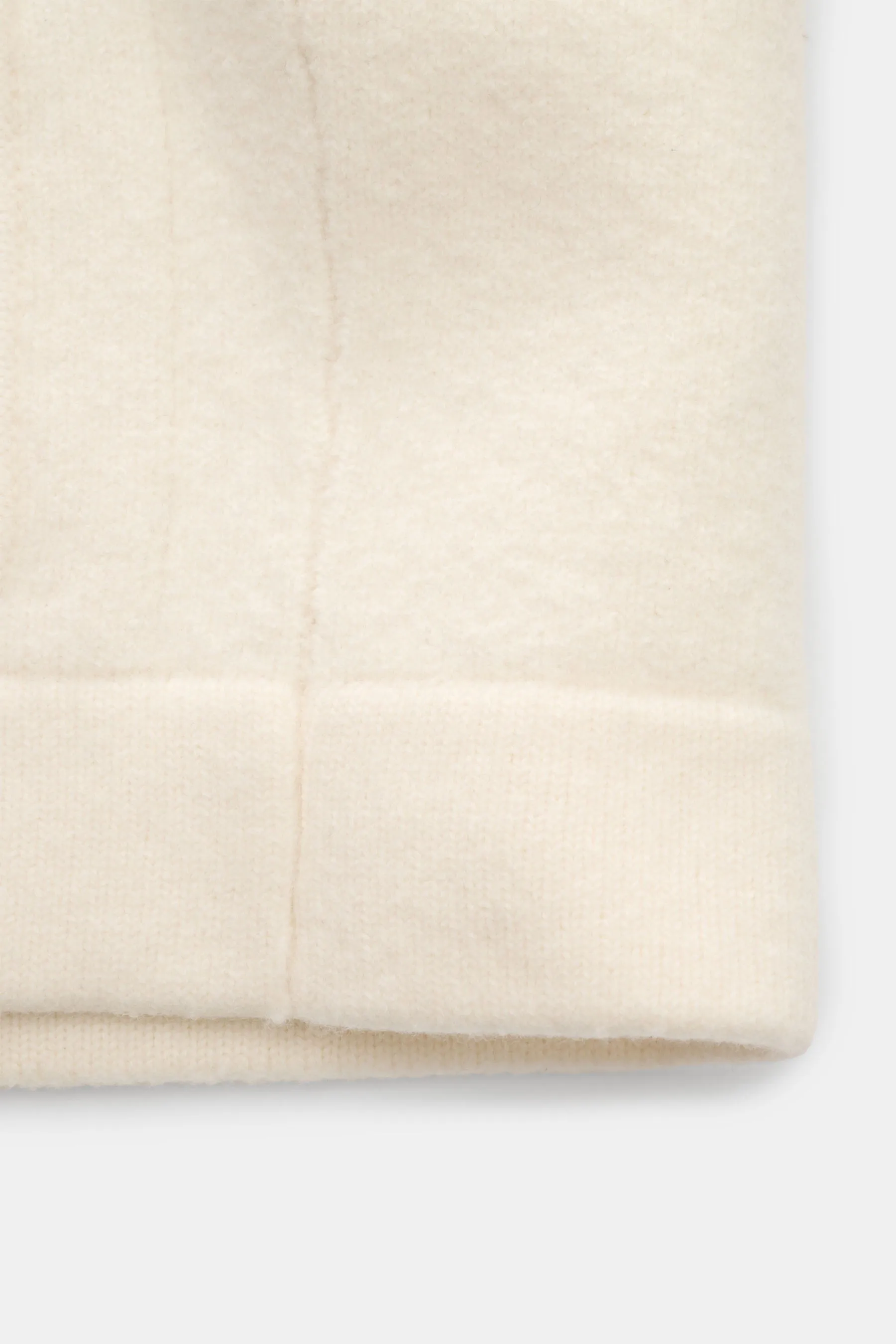 04651/ A trip in a bag - Herren - Woll-Overshirt 'Boiled Blouson' creme – Bild 5