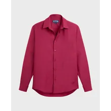 Vilebrequin - Einfarbiges Wollhemd Für Herren - Hemd - Cool - Rot - Größe L Vilebrequin - Einfarbiges Wollhemd Für Herren - Hemd - Cool - Rot - Größe L