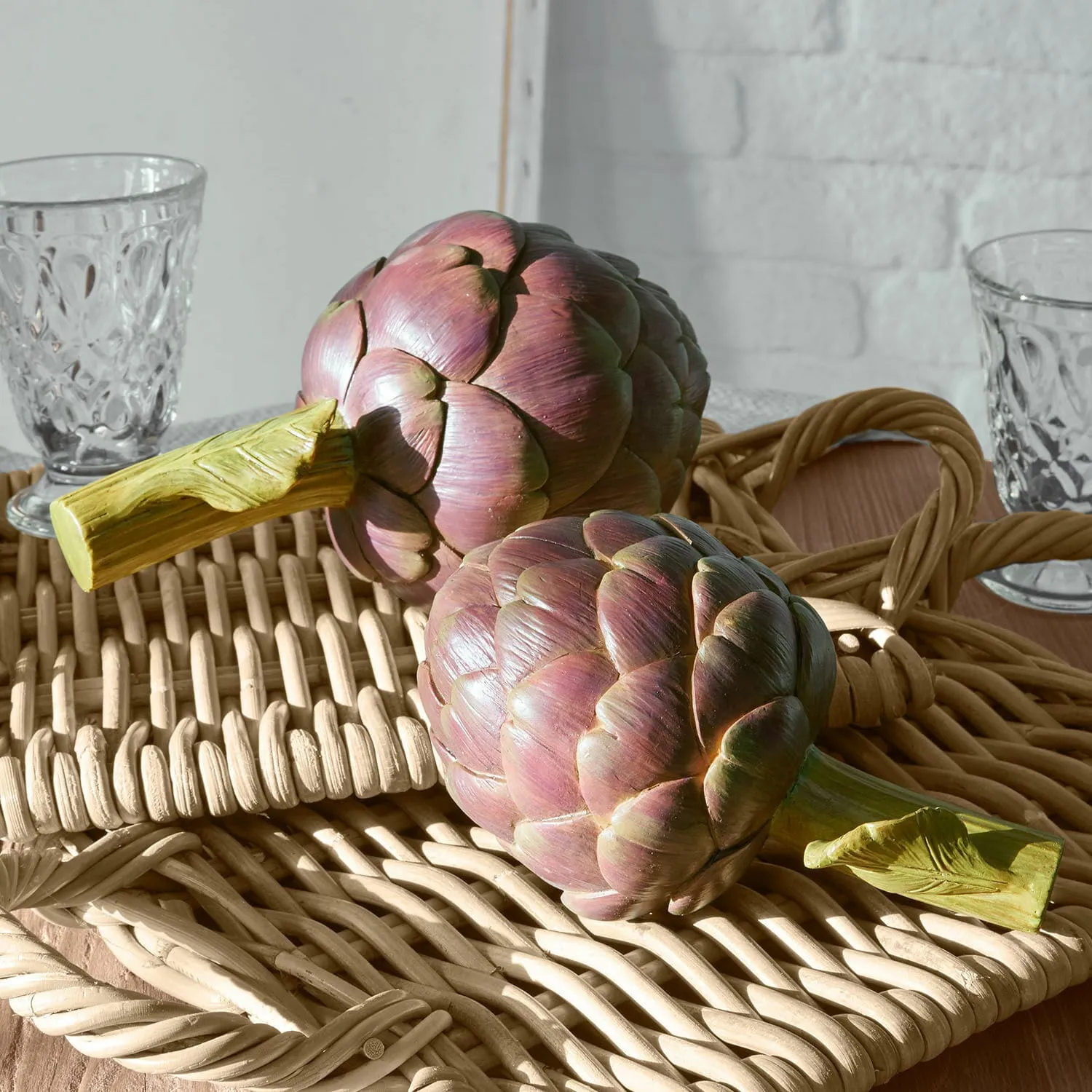 Deko-Artischocke 2er Set Wilorin – Bild 2