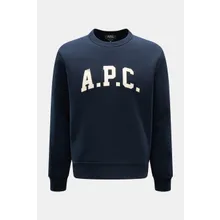 A.P.C. - Herren - Rundhals-Sweatshirt %27Harris%27 navy A.P.C. - Herren - Rundhals-Sweatshirt %27Harris%27 navy