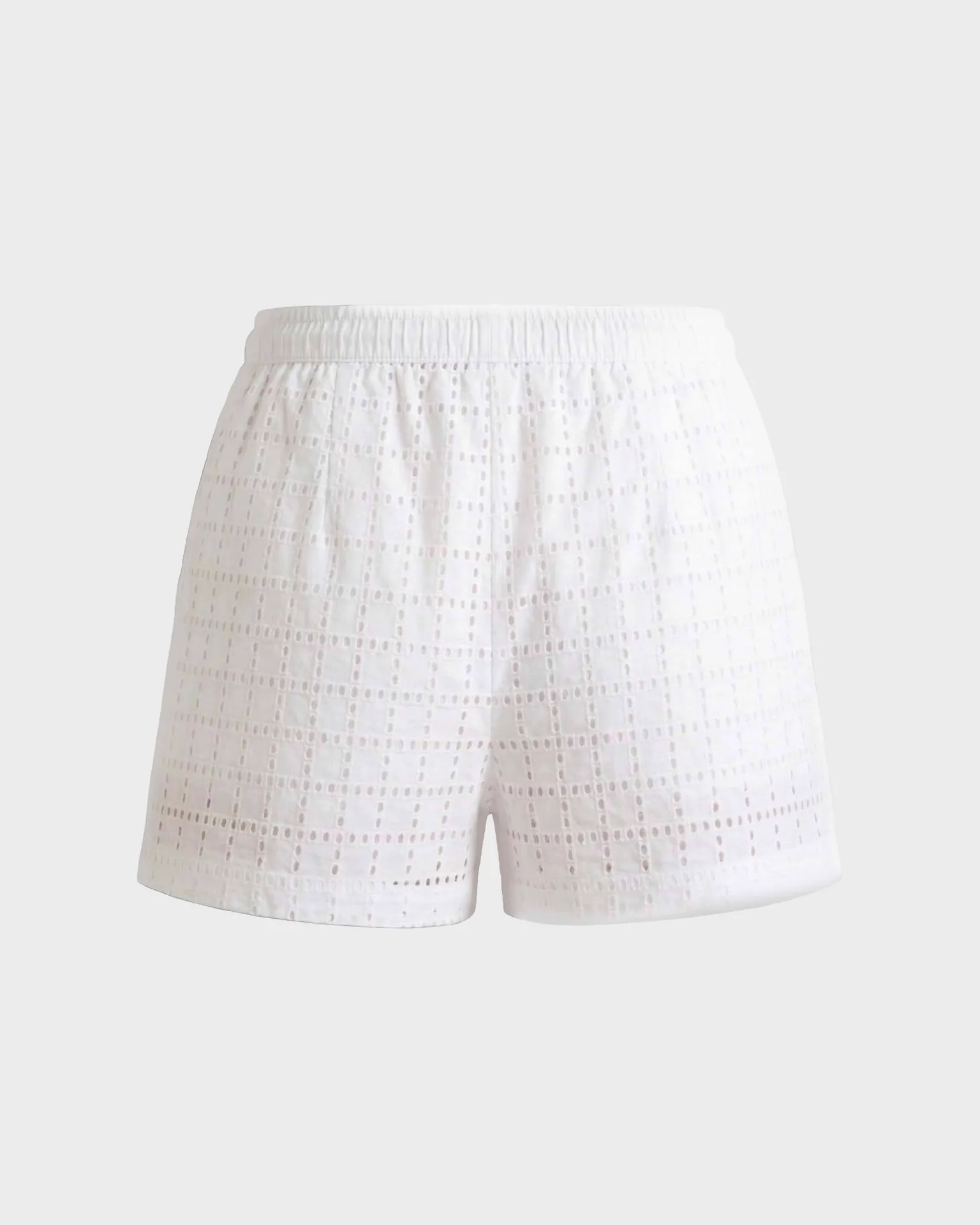 Vilebrequin - Damen Shorts Mit Geometrischer Lochstickerei - Shorty - Faiza - Weiss - Größe XS – Bild 2