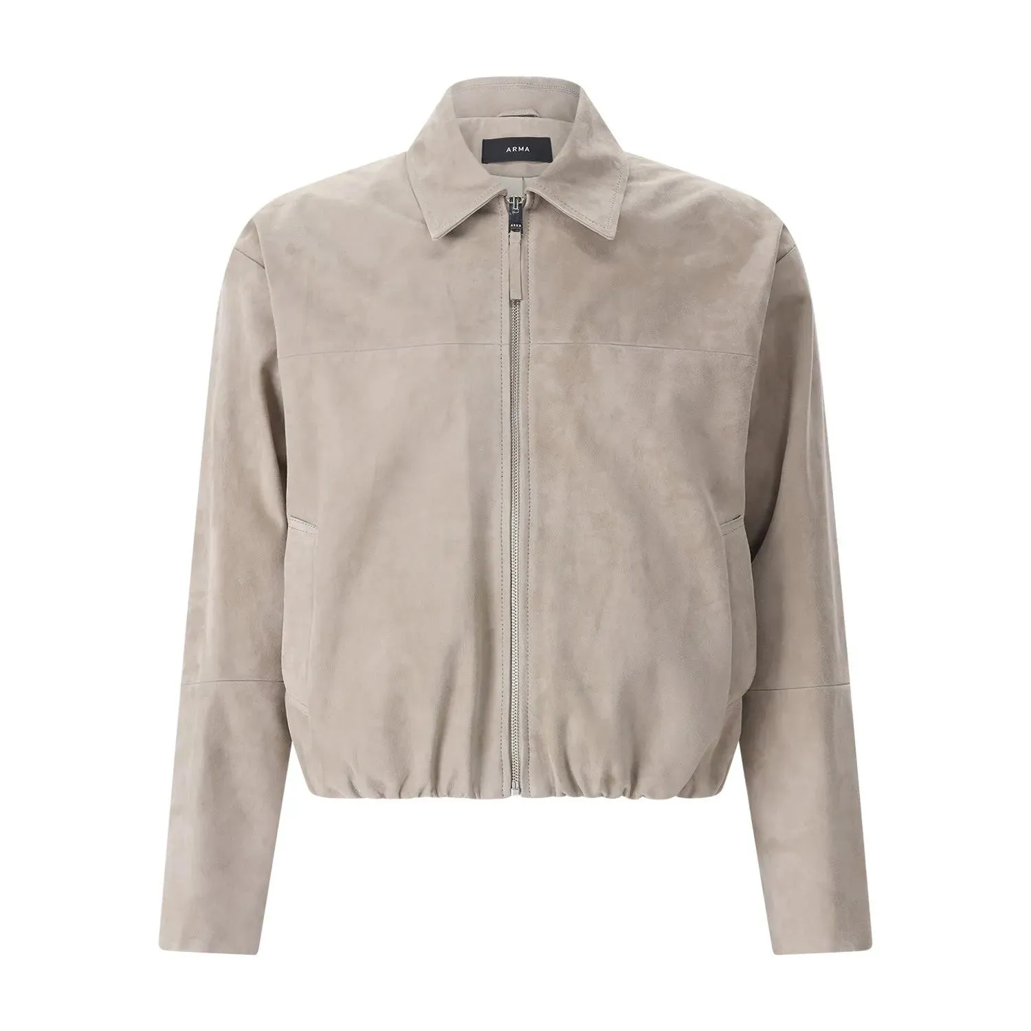 Arma - Jacke Loua aus Veloursleder - Größe 40 - beige Arma - Jacke Loua aus Veloursleder - Größe 40 - beige