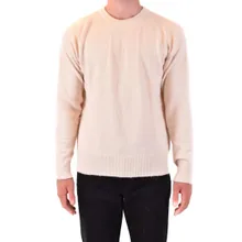 Laneus - Multicolor Knit Sweater With Ribbed Detailing - Größe 52 - beige Laneus - Multicolor Knit Sweater With Ribbed Detailing - Größe 52 - beige