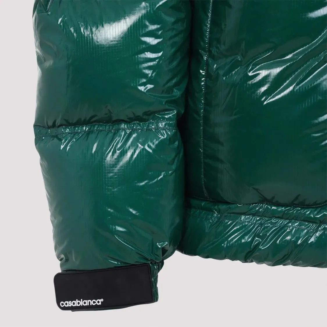 Casablanca - Polyamide Puffer Jacket - Größe M - grün – Bild 3