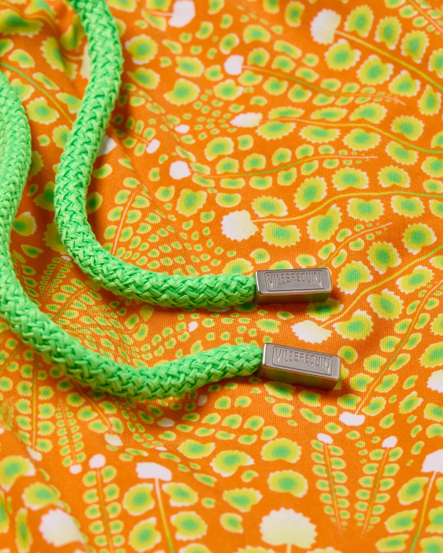 Vilebrequin - Kurze Mosaic Urchin Stretch-badeshorts Für Herren - Bademode - Monrise - Orange - Größe 5XL – Bild 5