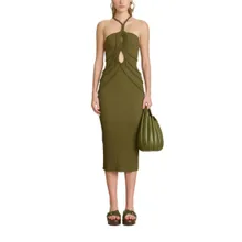 Cult Gaia - Avery Midi Dress - Größe L - grün Cult Gaia - Avery Midi Dress - Größe L - grün