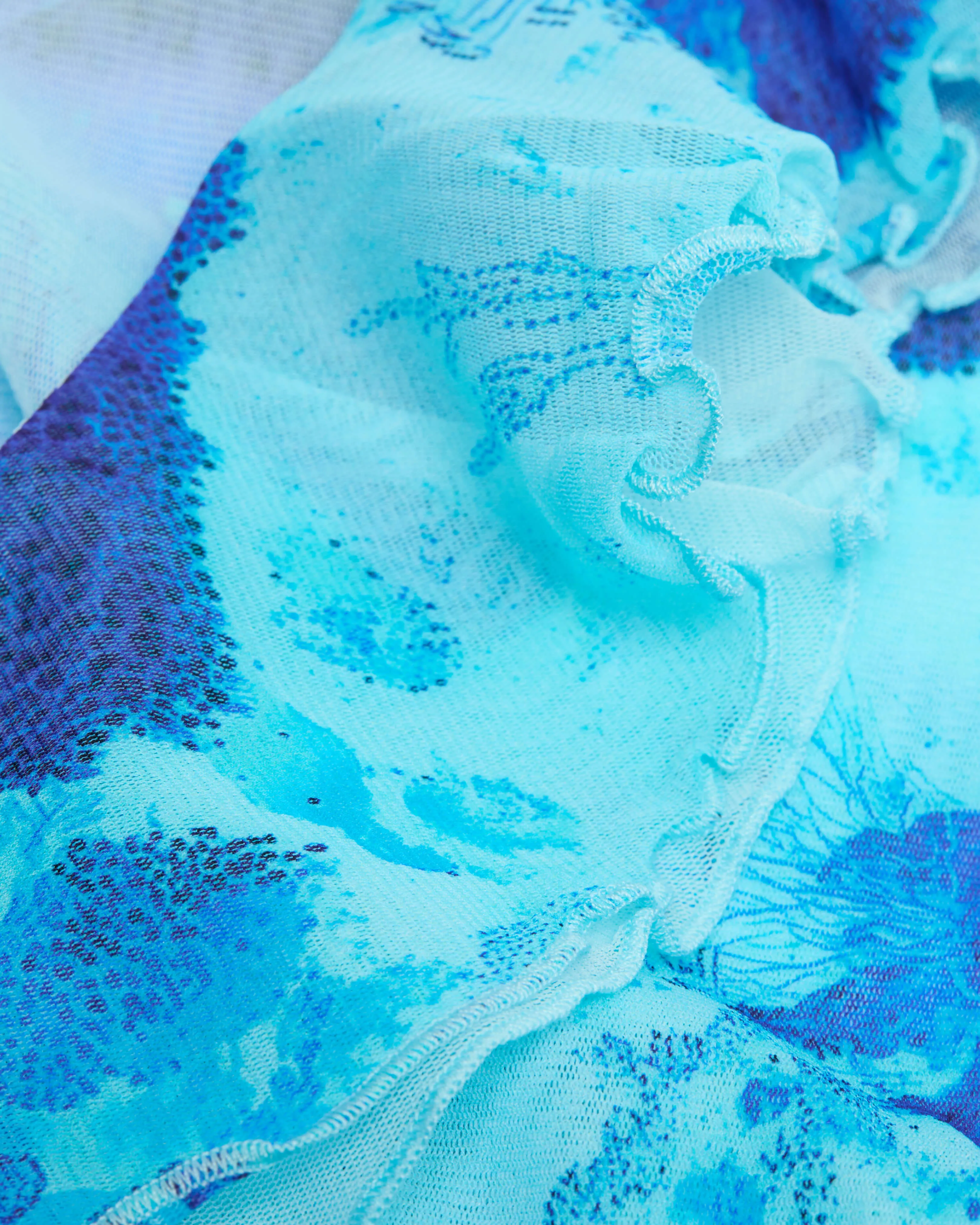 Vilebrequin - Kurzes Coral Reef Tüllkleid Für Damen - Kleid - Loula - Blau - Größe XL – Bild 6