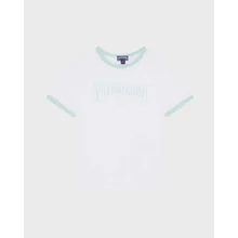 Vilebrequin - T-shirt Mit Zweifarbigem Logo Aus Bio-baumwolle Für Jungen - T-shirt - Glassic - Blau - Größe 10 Vilebrequin - T-shirt Mit Zweifarbigem Logo Aus Bio-baumwolle Für Jungen - T-shirt - Glassic - Blau - Größe 10