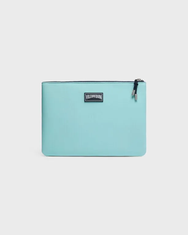 Vilebrequin - Turtle Beutel Aus Neopren - Tasche - Pool - Blau - Größe OSFA Vilebrequin - Turtle Beutel Aus Neopren - Tasche - Pool - Blau - Größe OSFA