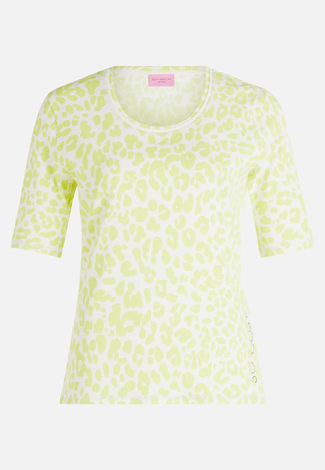 Basic Shirt mit Rippenstruktur – Bild 3