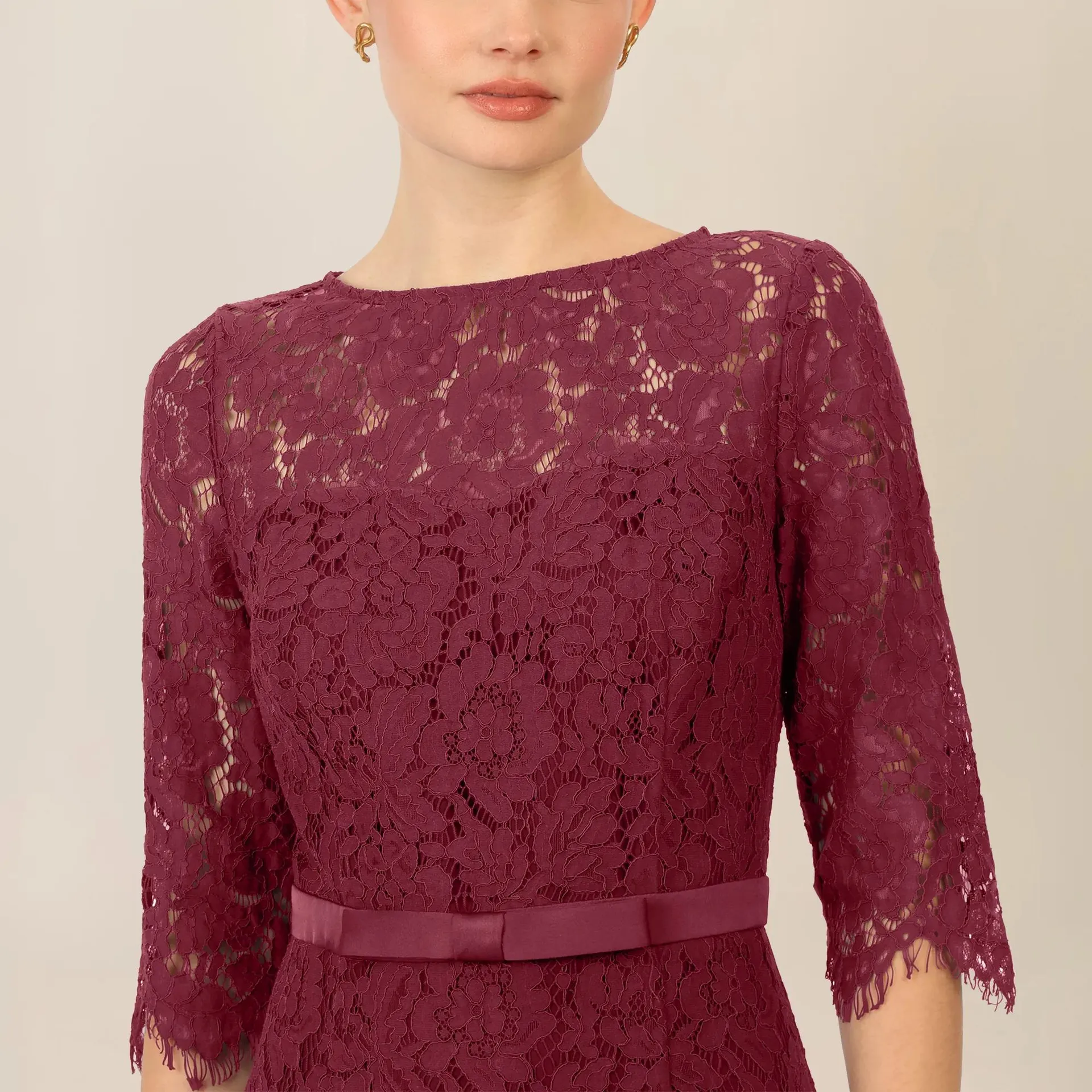 Apart - Spitzenkleid - Größe 42 - rot – Bild 2