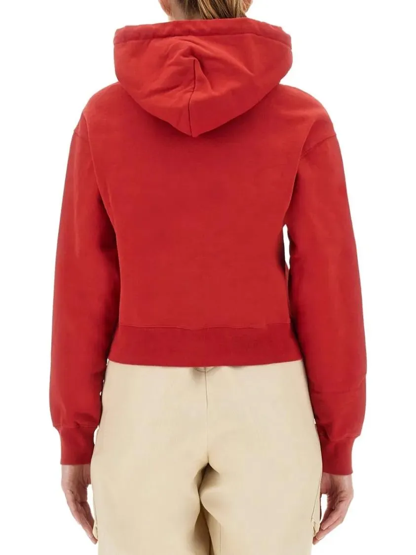Jacquemus - The Grosgrain Hoodie - Größe L - rot – Bild 3