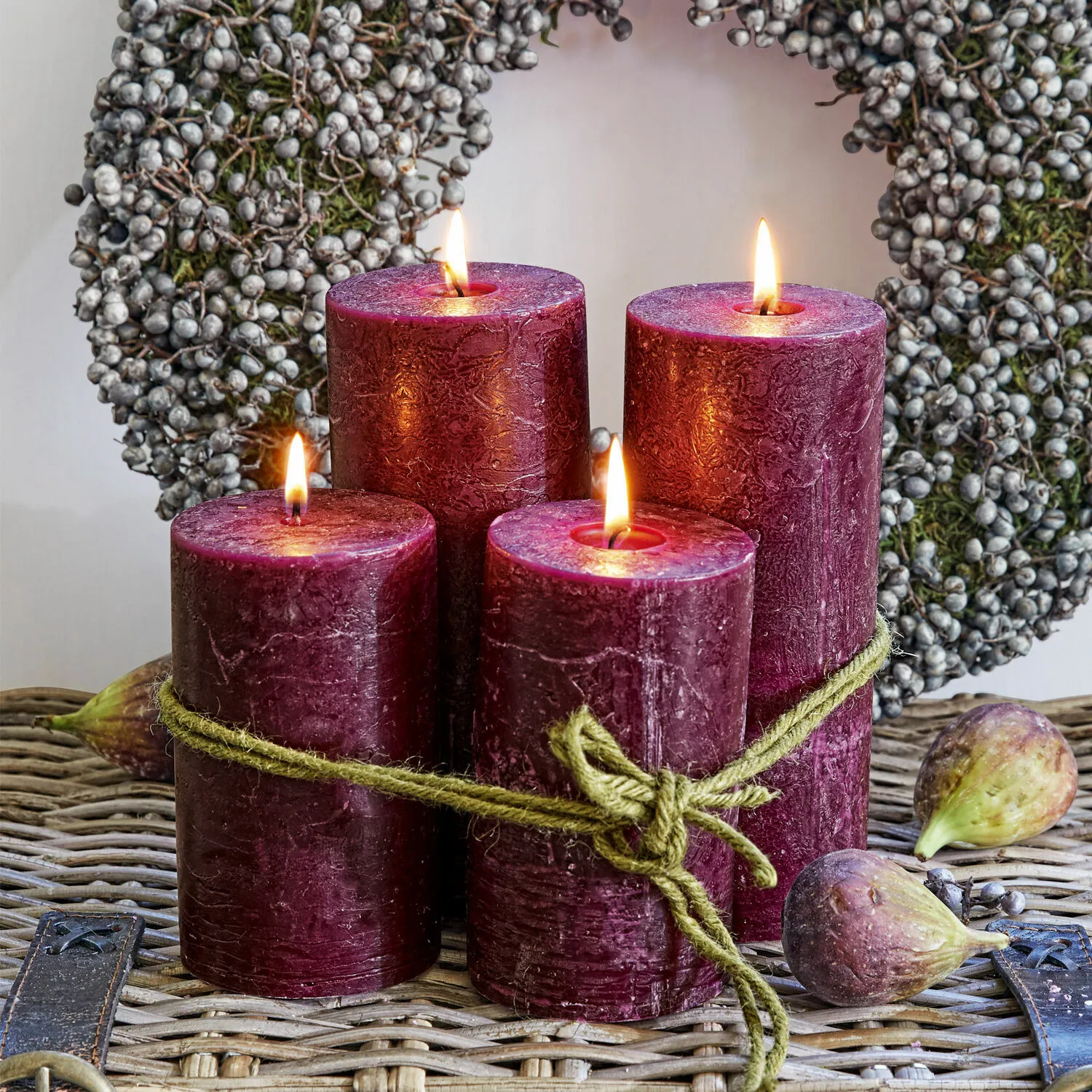 Kerze 4er Set Berekua – Bild 2