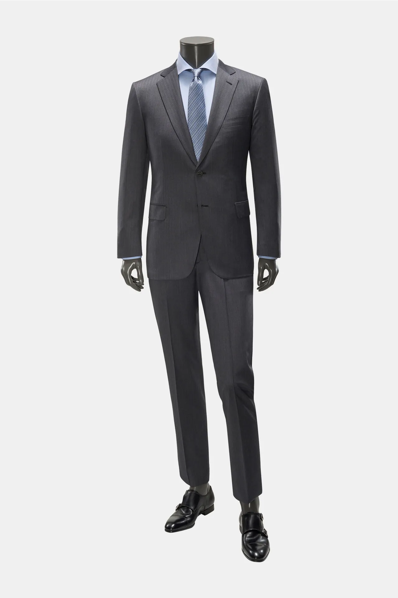 Brioni - Herren - Anzug 'Brunico' dunkelgrau – Bild 3