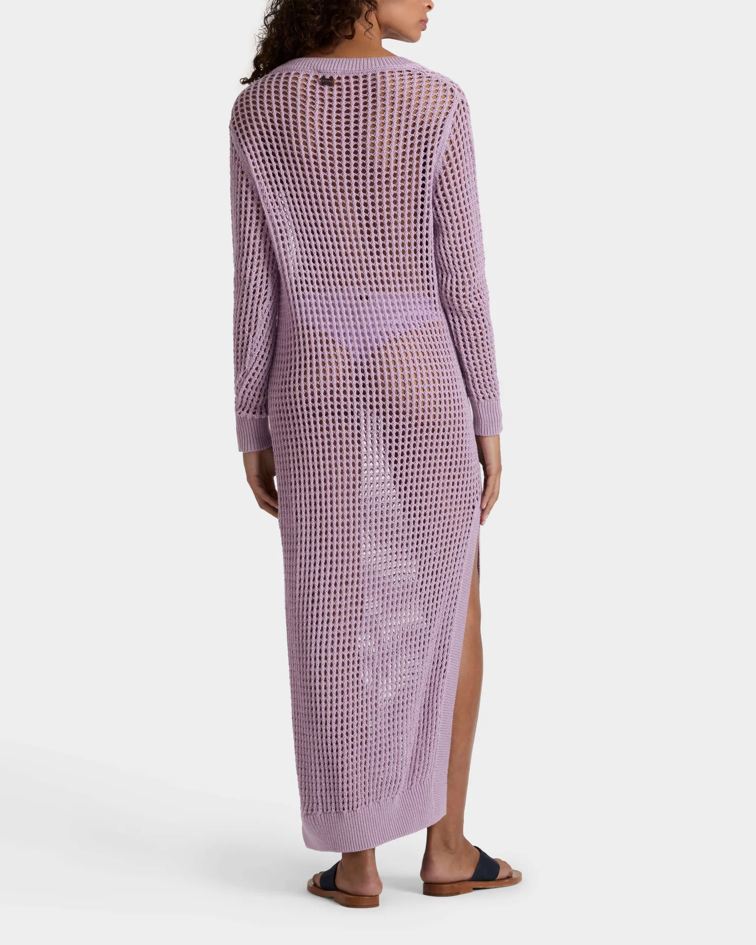 Vilebrequin - Solid Häkel-t-shirt-kleid Für Damen - Kleid - Lysia - Violett - Größe XS – Bild 4