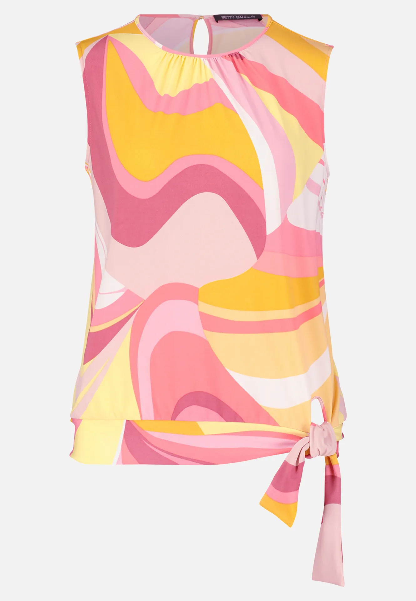 Rundhals-Shirt mit Raffung – Bild 3