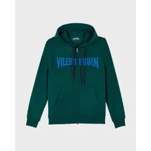 Vilebrequin - Logo Sweatshirtjacke Mit Kapuze Und Stickerei Für Herren - Sweatshirt - Martin-z - Grün - Größe S Vilebrequin - Logo Sweatshirtjacke Mit Kapuze Und Stickerei Für Herren - Sweatshirt - Martin-z - Grün - Größe S