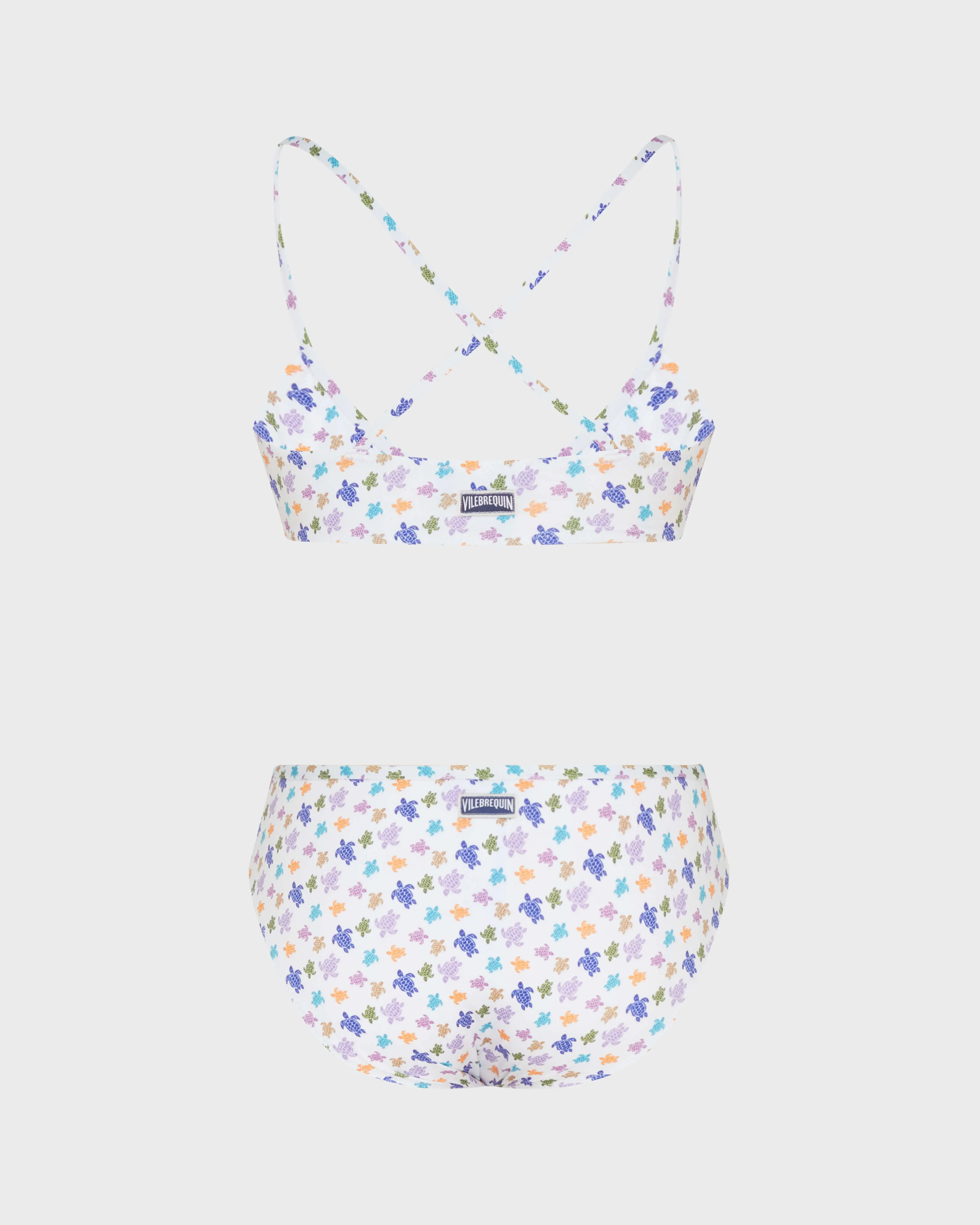 Vilebrequin - Zweiteiliger Micro Ronde Des Tortues Badeanzug Für Mädchen - Bademode - Gigi - Weiss - Größe 8 – Bild 2