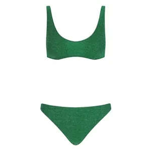Oséree - "Lumière Sporty" Bikini Set – Green - Größe XL - grün Oséree - "Lumière Sporty" Bikini Set – Green - Größe XL - grün