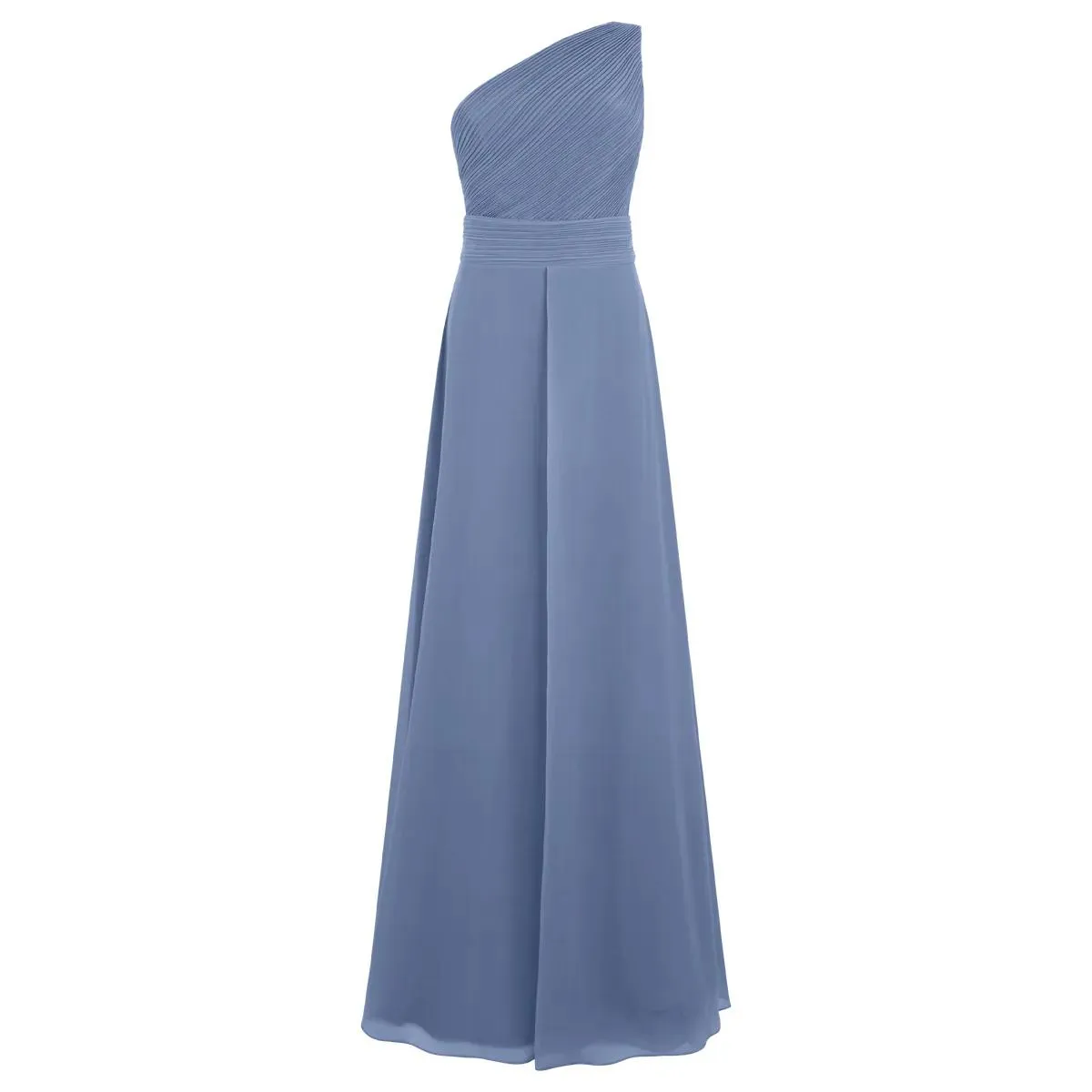Apart - One-Shoulder Chiffonkleid - Größe 34 - blau Apart - One-Shoulder Chiffonkleid - Größe 34 - blau