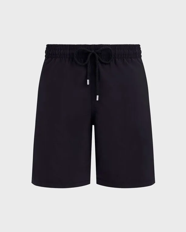 Vilebrequin - Lange Solid Badeshorts Für Herren - Bademode - Okoa - Schwarz - Größe XXL Vilebrequin - Lange Solid Badeshorts Für Herren - Bademode - Okoa - Schwarz - Größe XXL