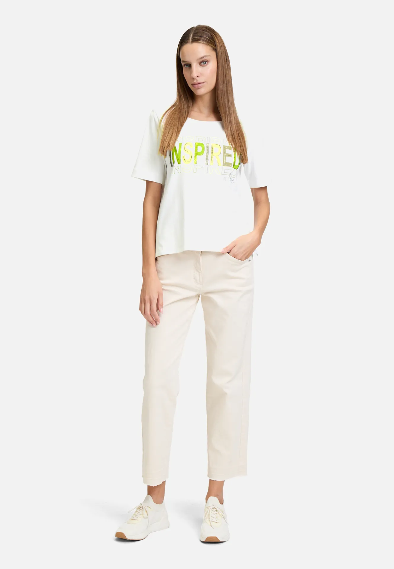 Basic Shirt mit Aufdruck – Bild 2