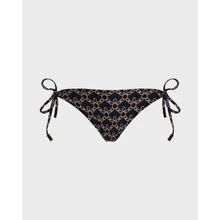 Vilebrequin - Turtles Chain Bikinihose Zum Seitlichen Binden Für Damen - Bademode - Flore - Blau - Größe S Vilebrequin - Turtles Chain Bikinihose Zum Seitlichen Binden Für Damen - Bademode - Flore - Blau - Größe S