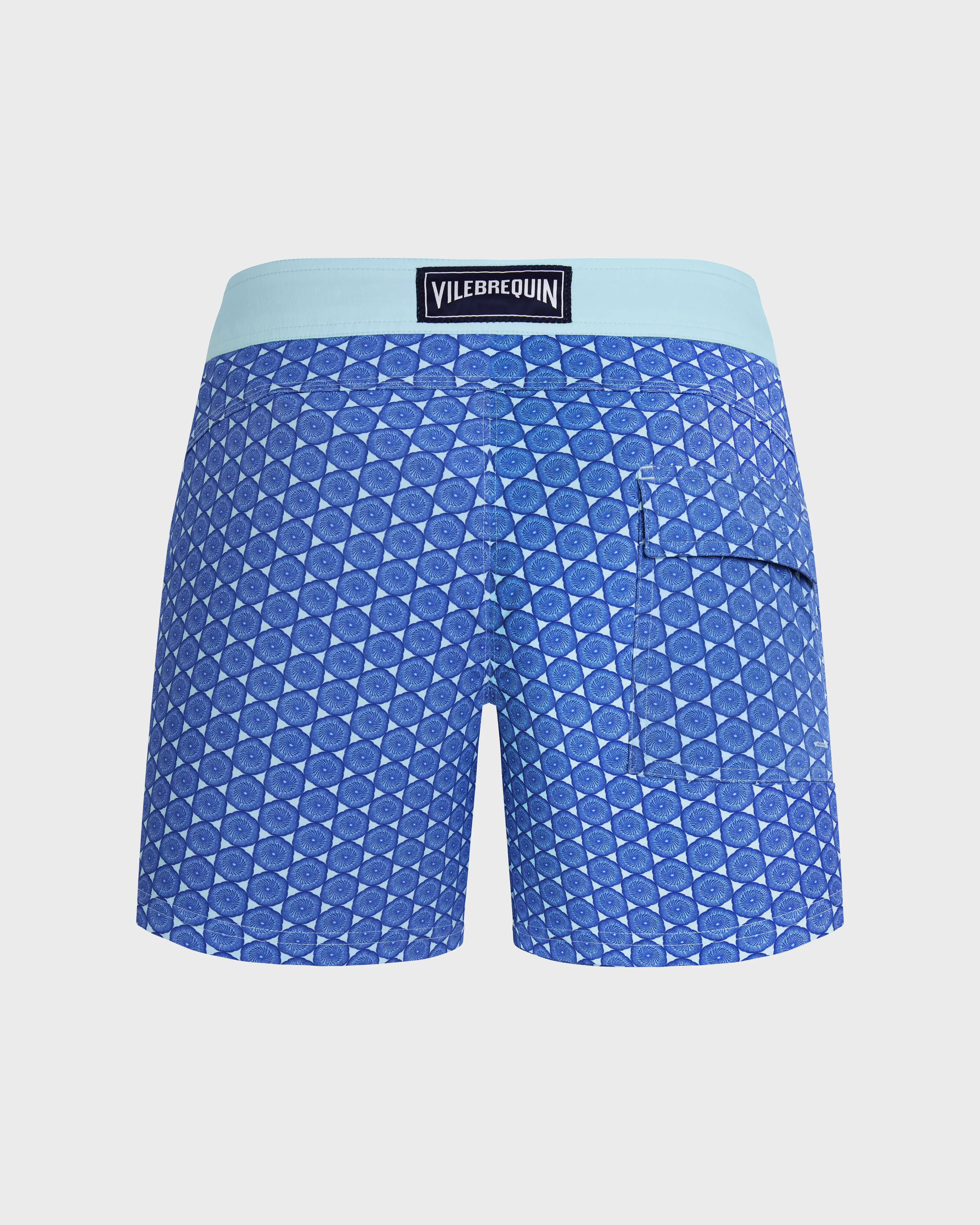 Vilebrequin - Kurze Graphic Urchin Stretch-badeshorts Mit Flachem Bund Für Herren - Bademode - Menise - Blau - Größe S – Bild 2
