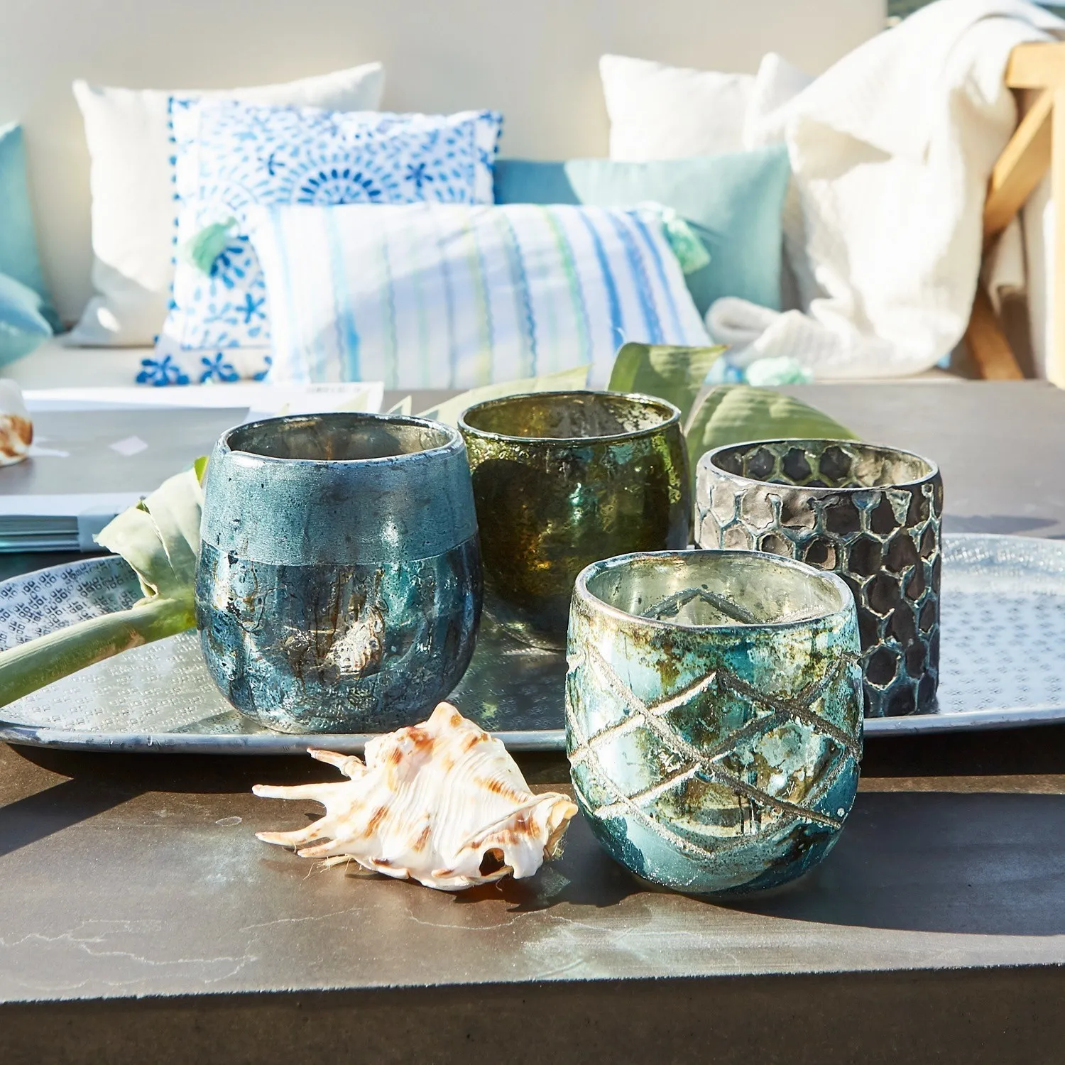 Windlicht 4er Set Marine Windlicht 4er Set Marine