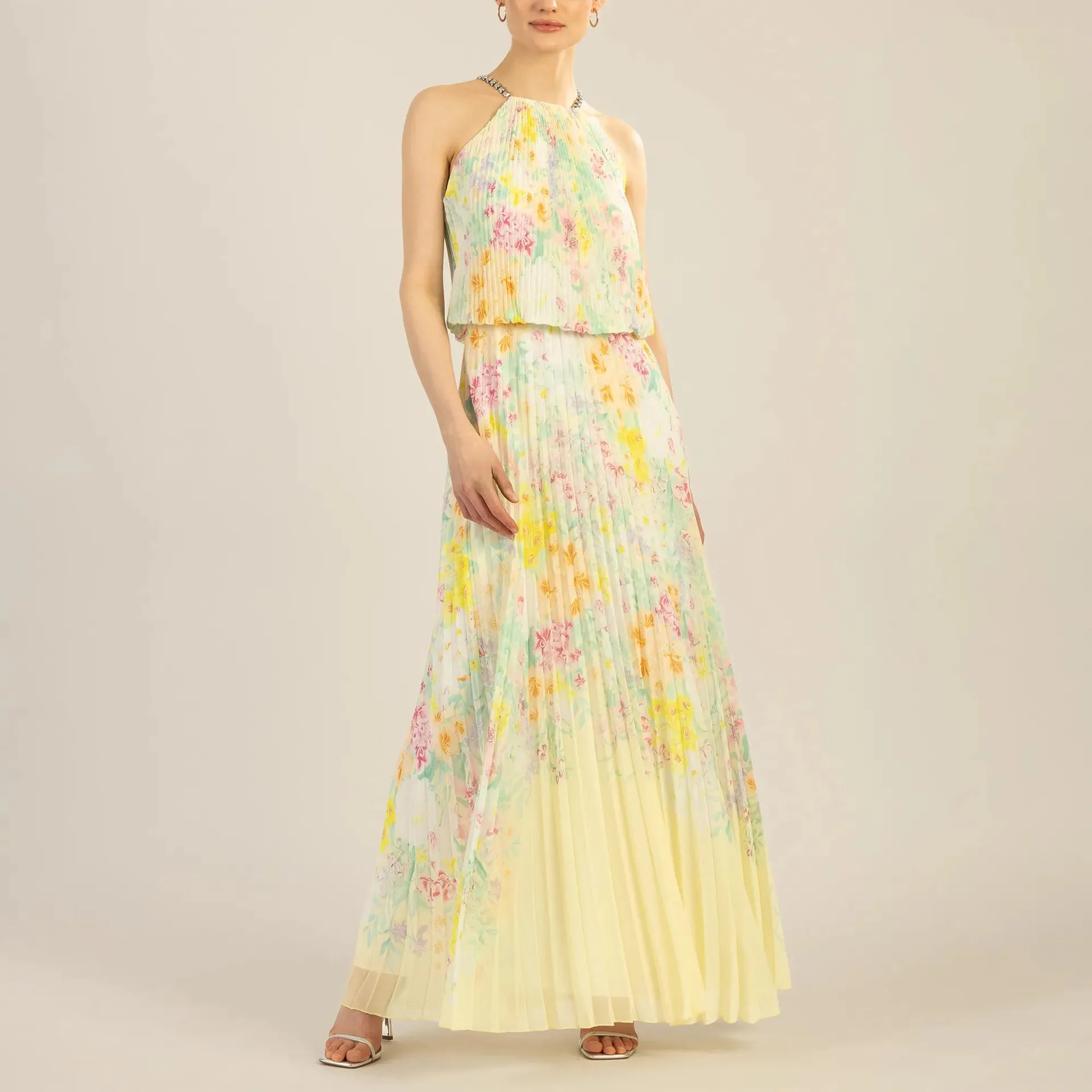 Apart - Plisseekleid - Größe 34 - bunt – Bild 4