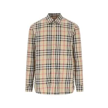 Burberry - "Check" Shirt With Pocket – Beige - Größe M - beige Burberry - "Check" Shirt With Pocket – Beige - Größe M - beige