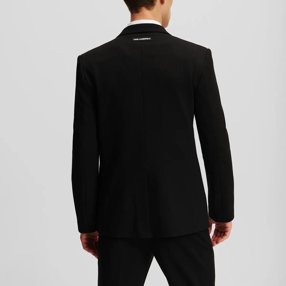 Karl Lagerfeld - PUNTO-JACKE IM COUTURE-STIL - Größe 46 - schwarz – Bild 2